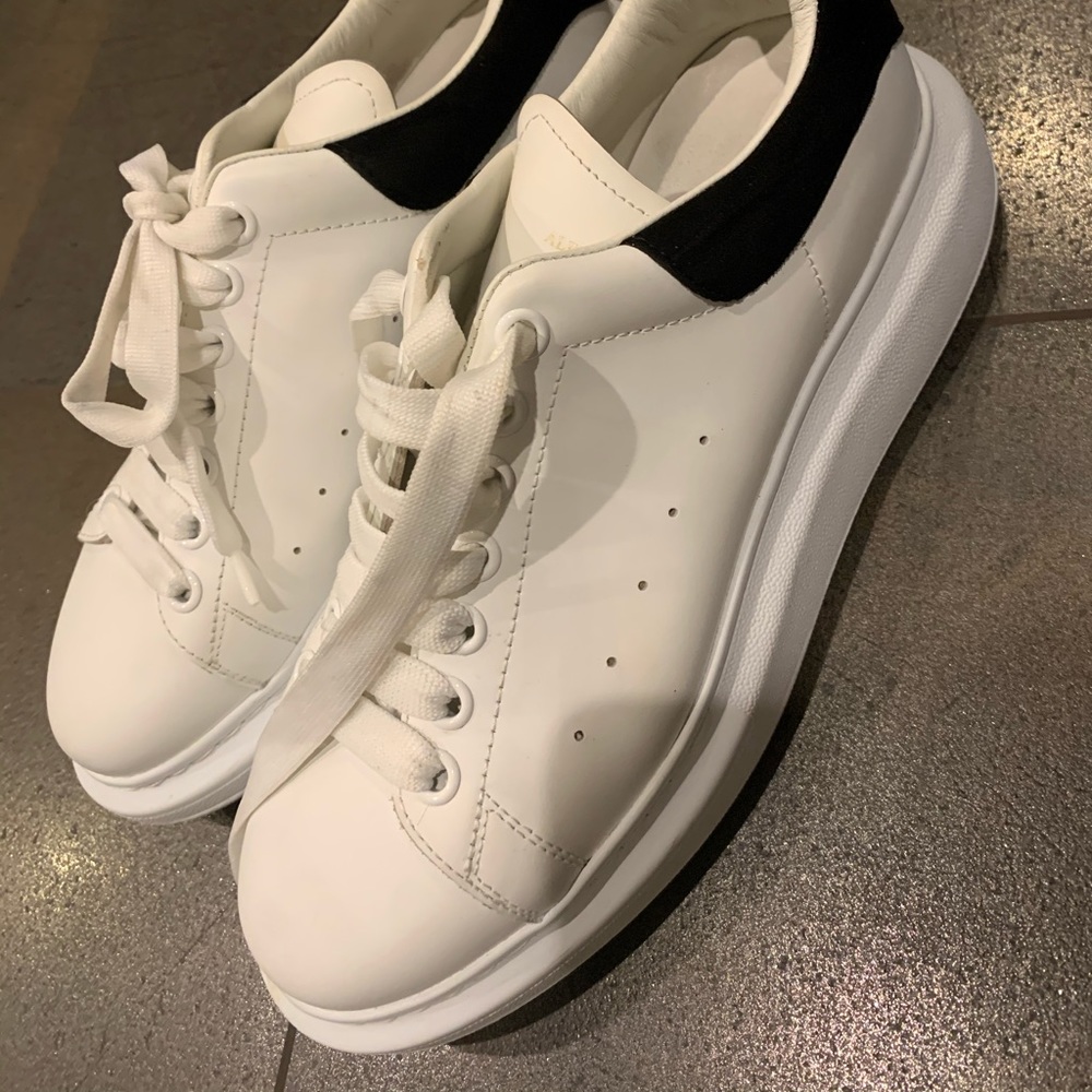 Alexander McQueen oversized leather sneakers